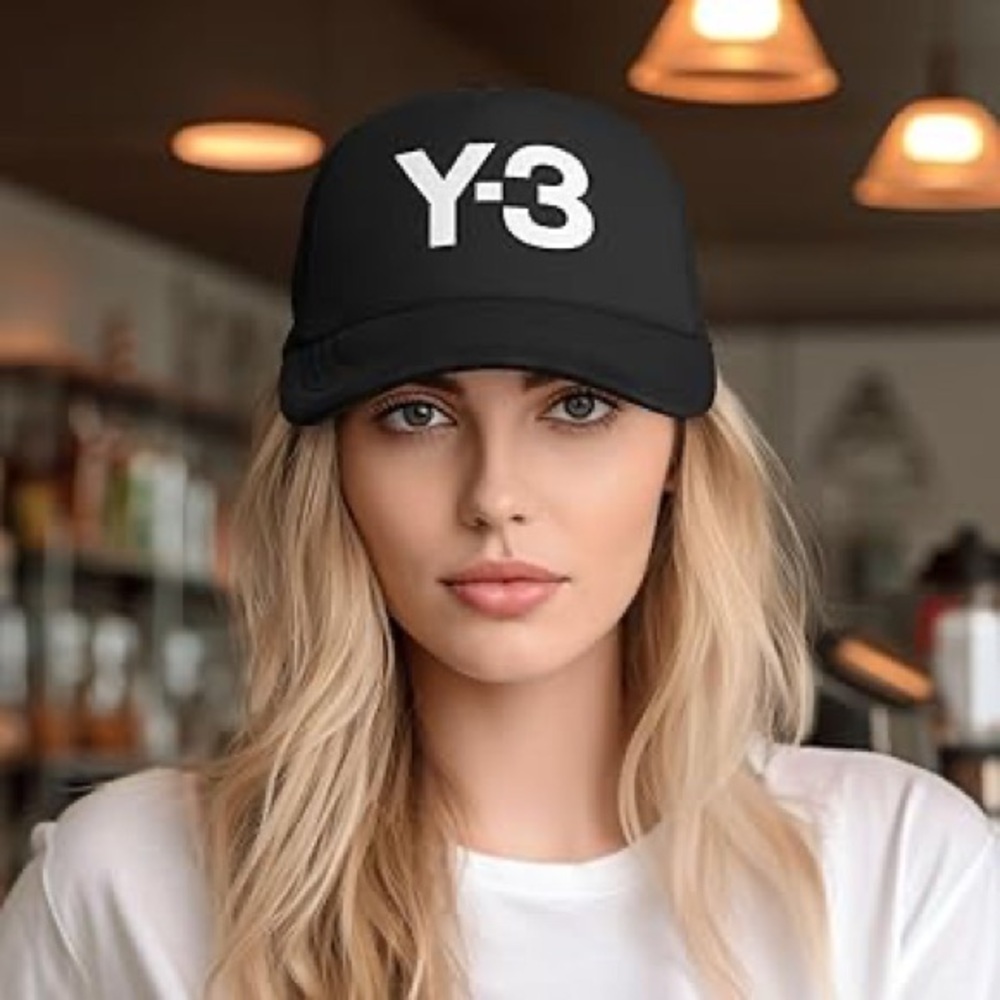 Y-3, 3 embroidered black cap , brand new Adidas PROBIS ALL BLACK NEW NEW